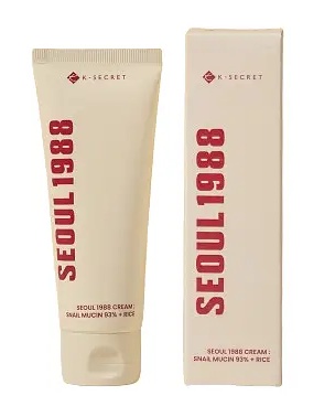 K-Secret Seoul 1988 Cream : Snail Mucin 93% + Rice