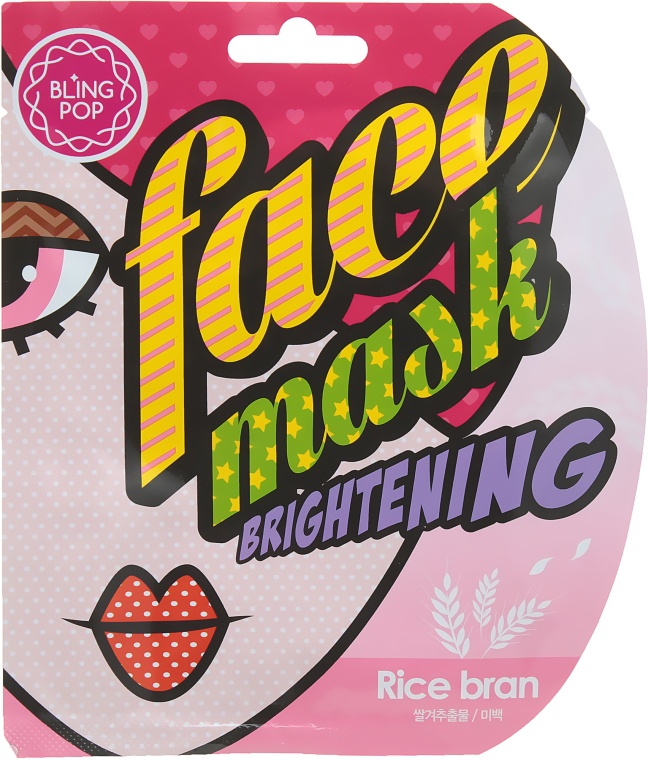 Bling Pop Rice Bran Brightening Mask