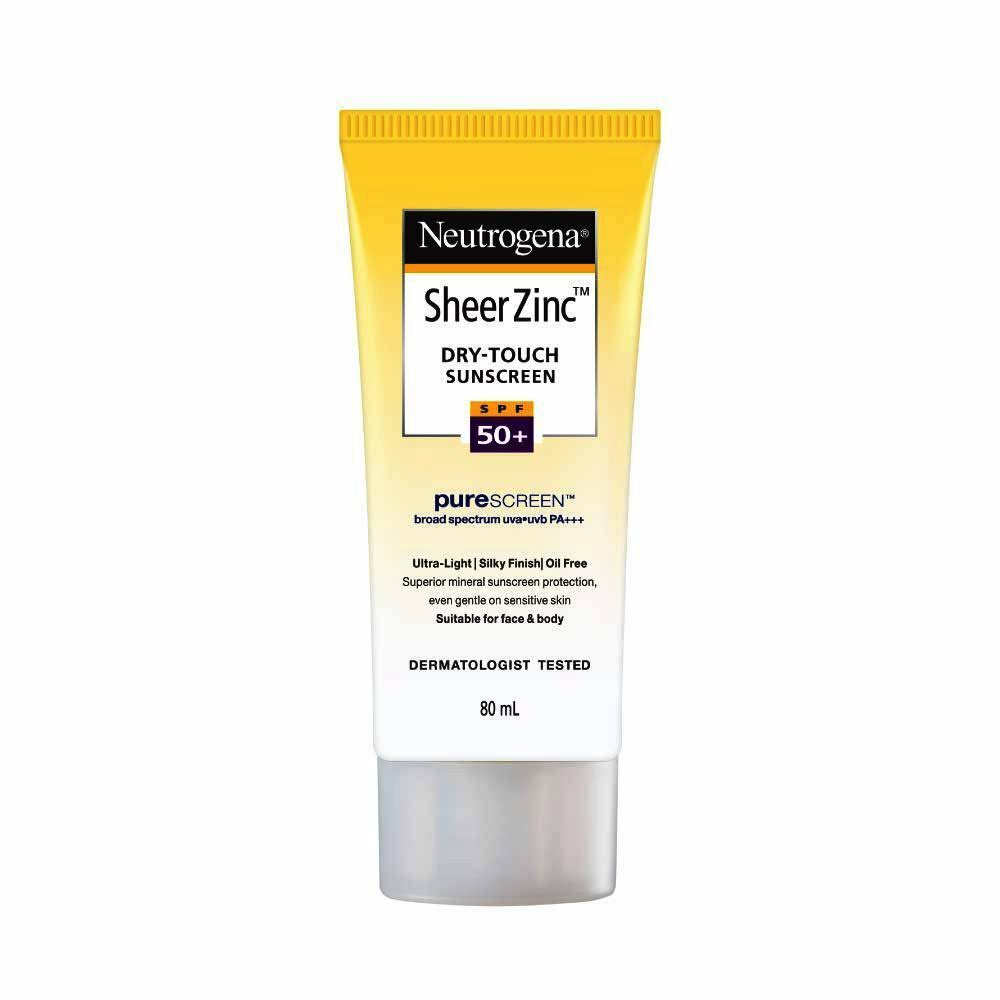 Neutrogena Sheer Zinc Dry Touch SPF 50 Sunscreen