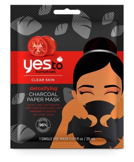 Yes To Tomatoes Detoxifying Charcoal Paper Mask