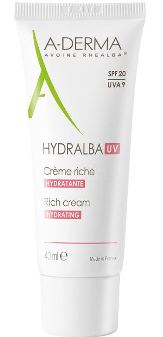 A-Derma Hydralba UV Rich Hydrating Cream SPF 20