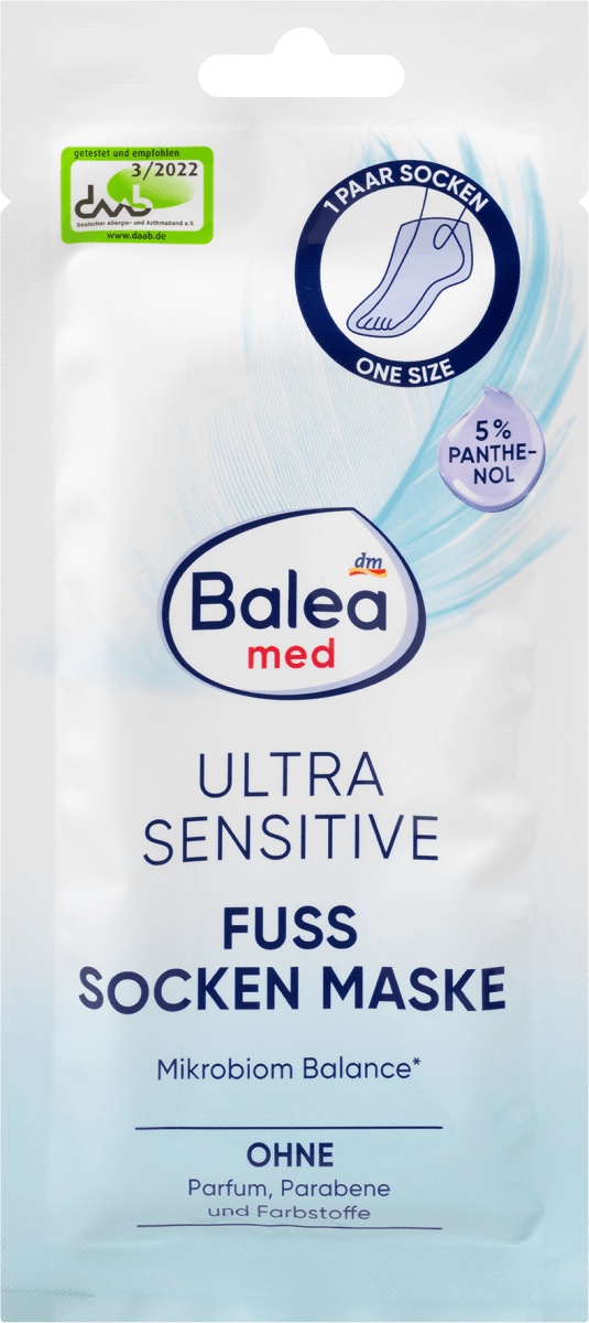 Balea Med Ultra Sensitive Fuss Socken Maske