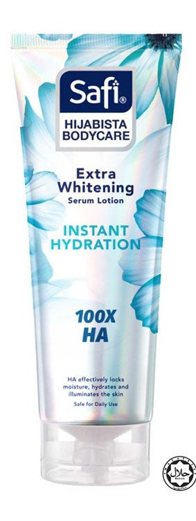 Safi Hijabista Bodycare Extra Whitening Serum Lotion Instant Hydration 100x Ha