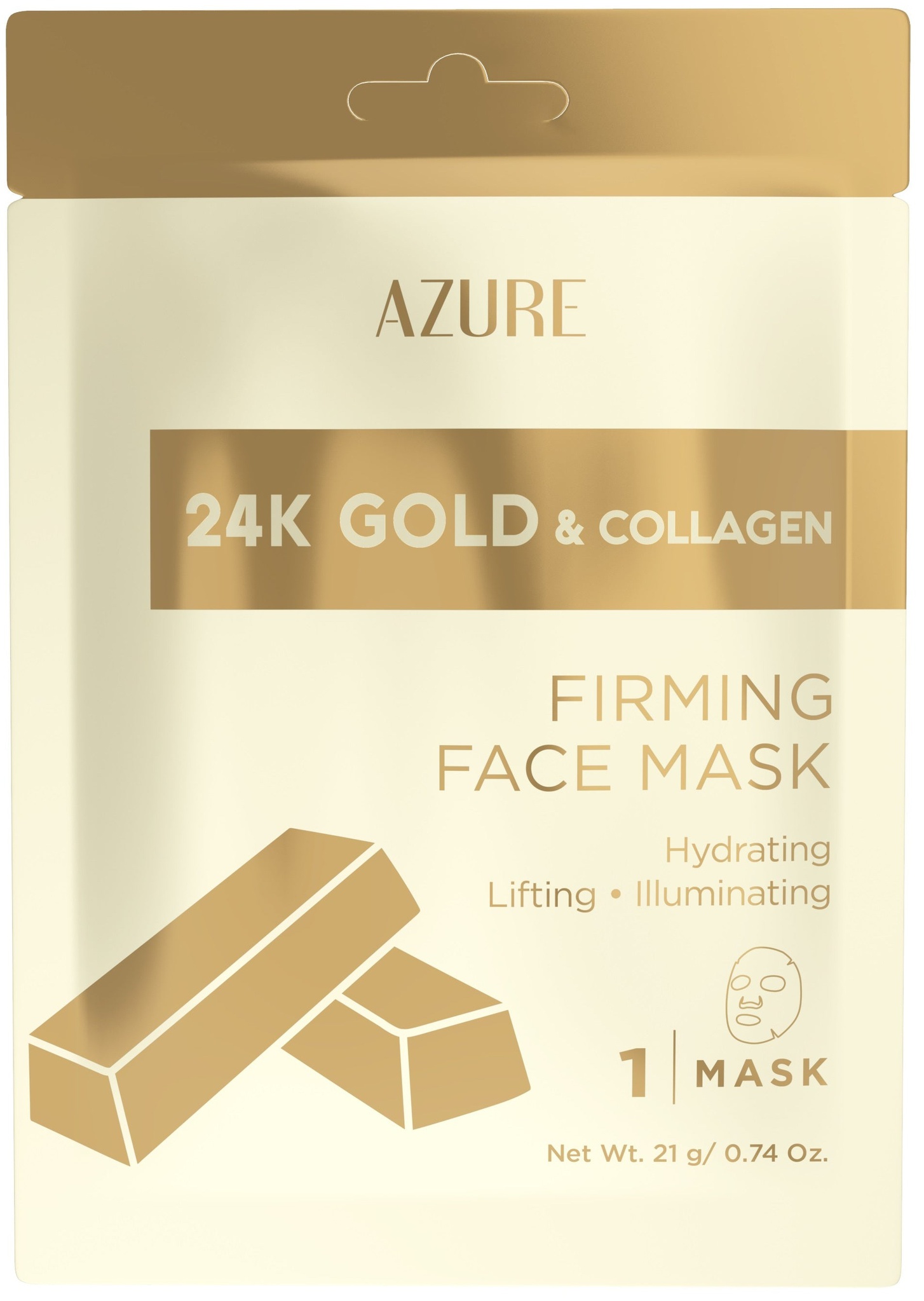 Azure 24k Gold And Collagen Firming Face Mask