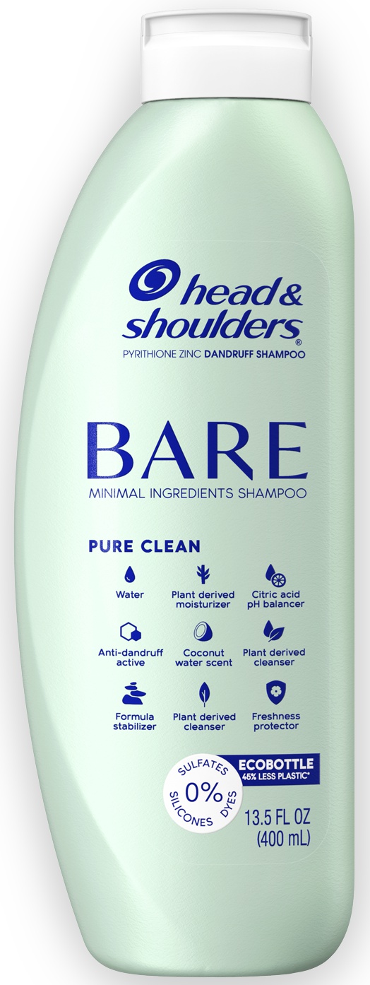 Head & Shoulders Bare Pure Clean Dandruff Shampoo, Anti-dandruff Treatment