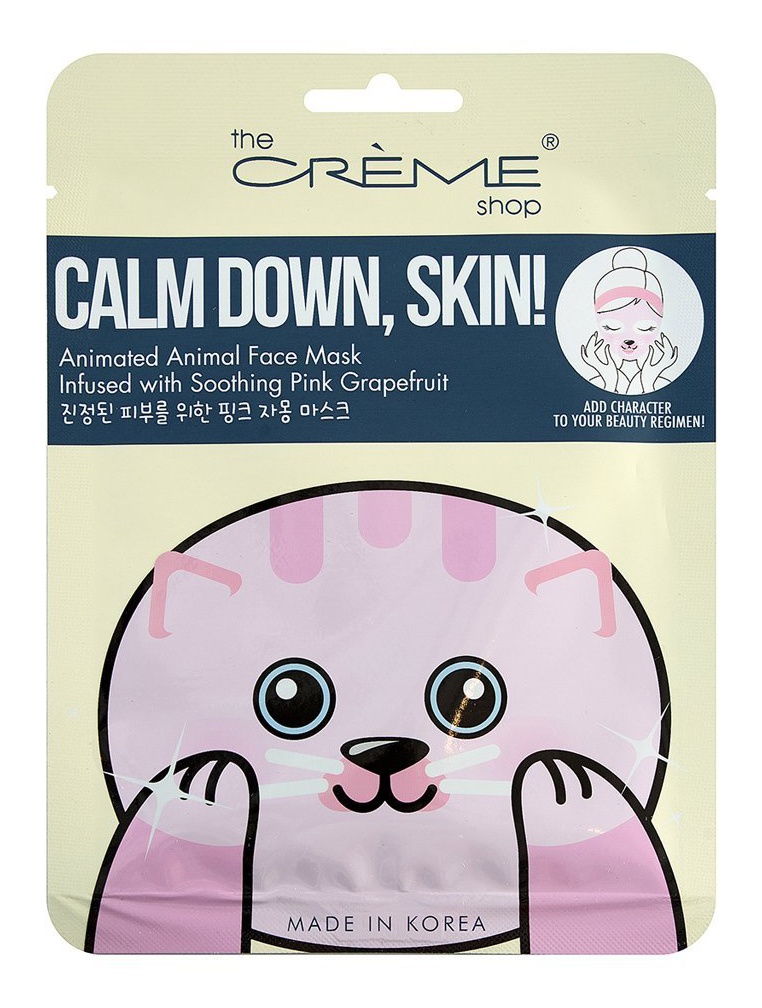 The Creme Shop Calm Down, Skin! Kitty Face Mask