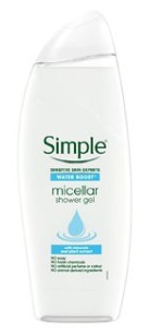Simple Micellar Water Shower Gel