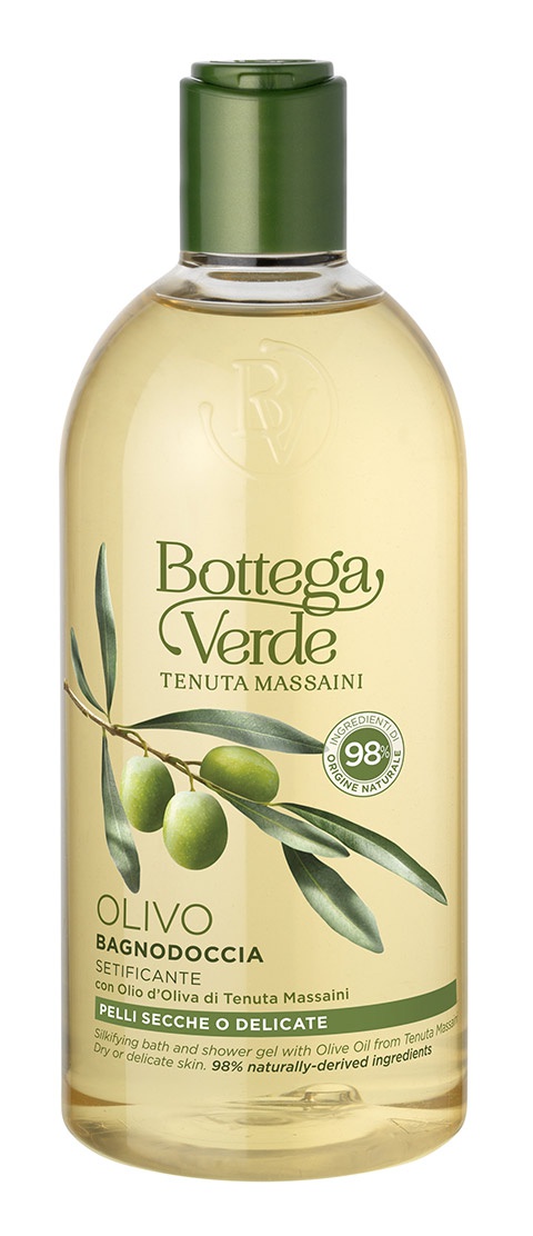 Bottega Verde Silkifying Bath And Shower Gel With Olive Oil From Tenuta Massaini