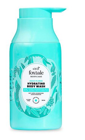 Foxtale Hydrating Body Wash With Hyaluronic Acid & Ceramides, Locks In Moisture, Reduces Body Odour