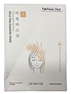 glamfox Rice Niacinamide Mask