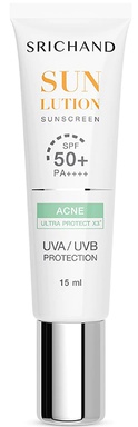 Srichand Sunlution Acne Care Sunscreen SPF50+/pa++++