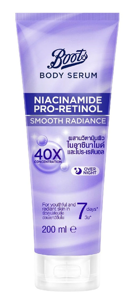 Boots Body Serum Niacinamide Pro-retinol Smooth Radiance