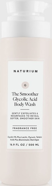 naturium The Smoother Glycolic Acid Exfoliating Body Wash