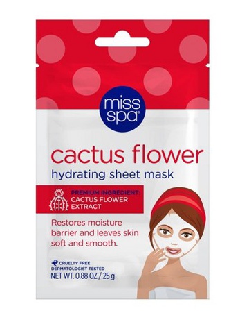 Miss Spa Cactus Flower Hydrating Sheet Mask