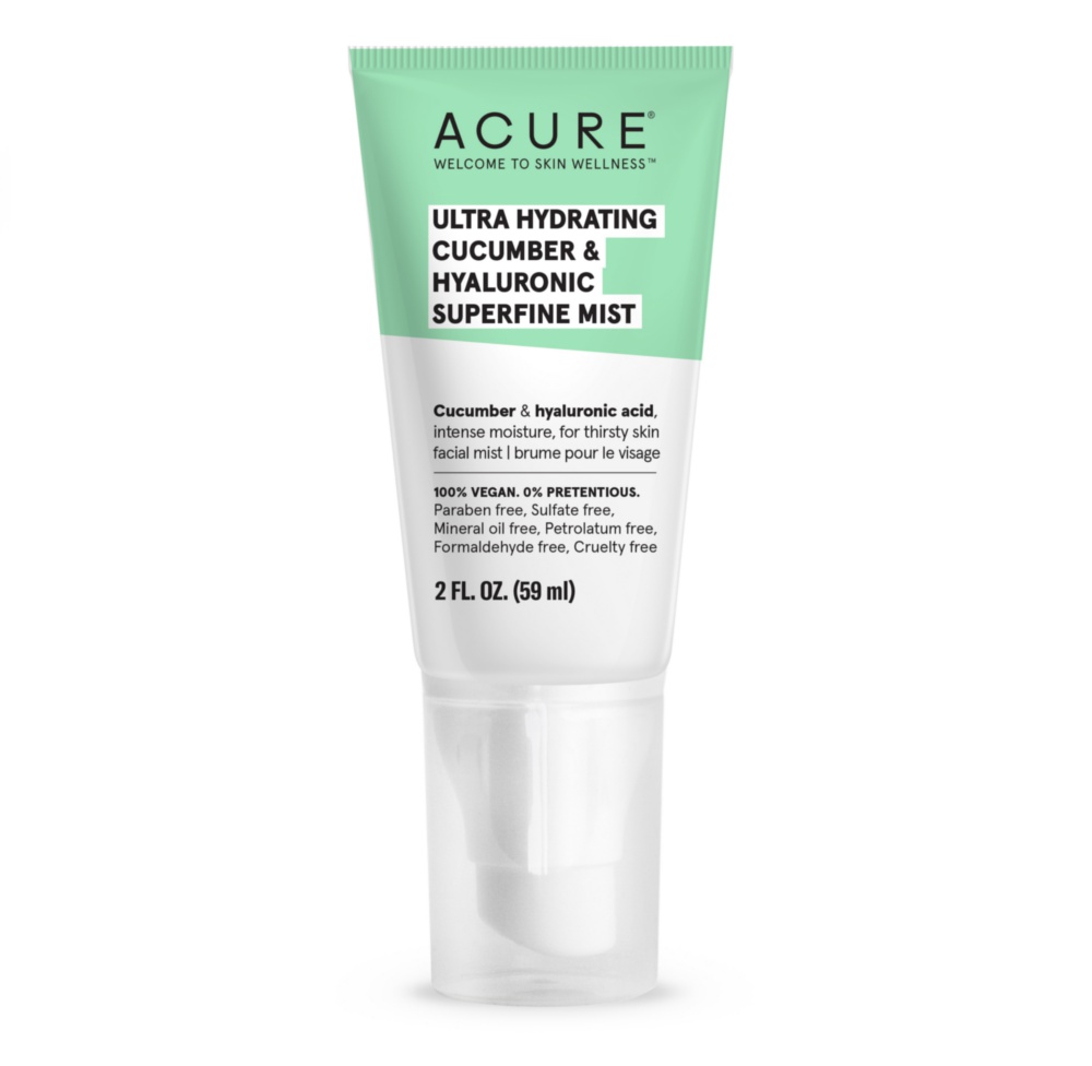 Acure Ultra Hydrating, Cucumber & Hyaluronic Superfine Mist