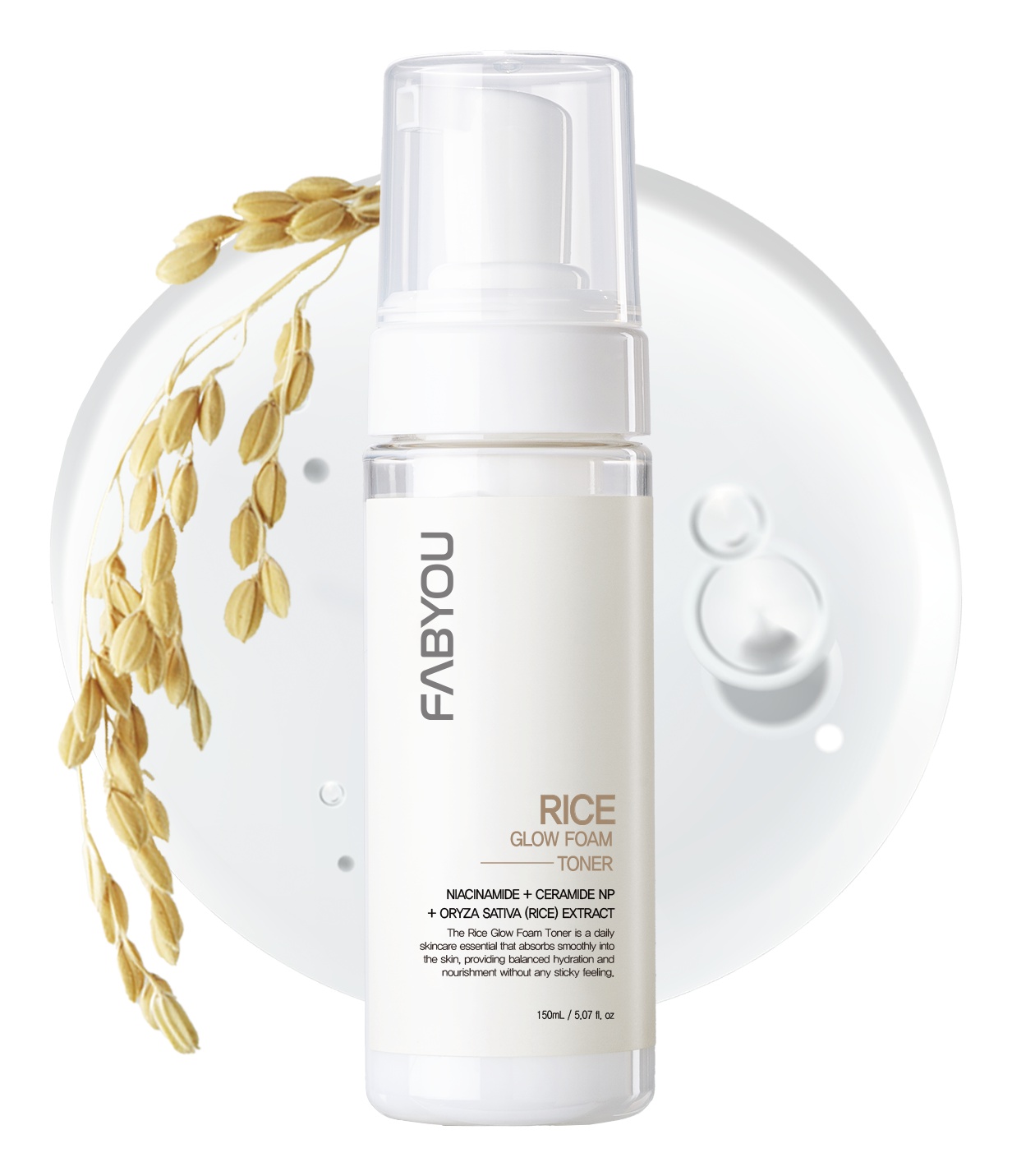 Fabyou Rice Glow Foam Toner