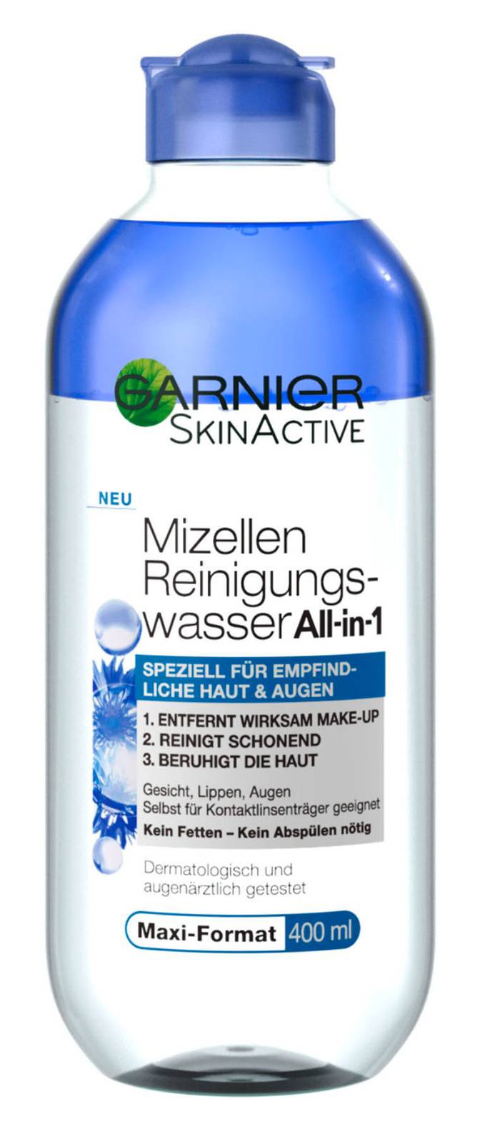 Garnier Micellar Cleansing Water All-In-1 Especially For Sensitive Skin And Eyes