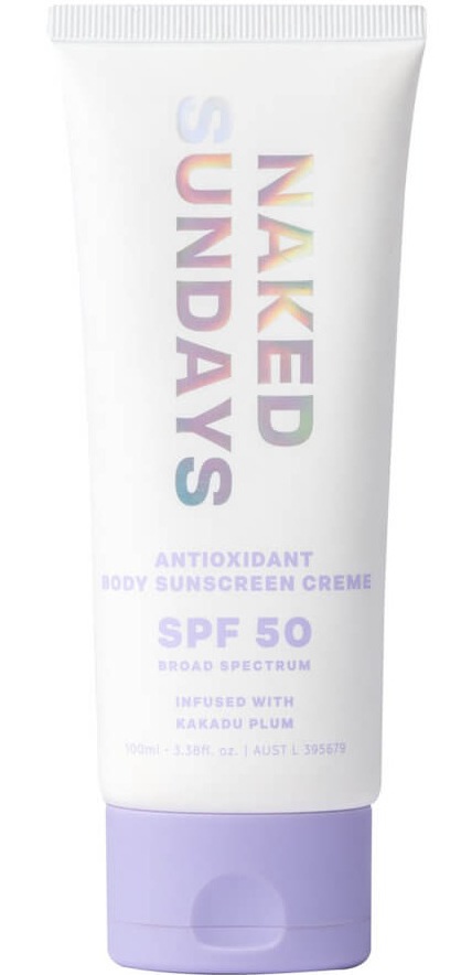 Naked Sundays SPF50 Antioxidant Body Sunscreen Crème