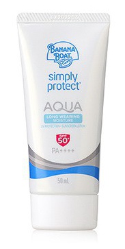 Banana Boat Simply Protect Aqua Long Wearing Moisture Uv Protection Sunscreen Lotion Spf50+ Pa++++