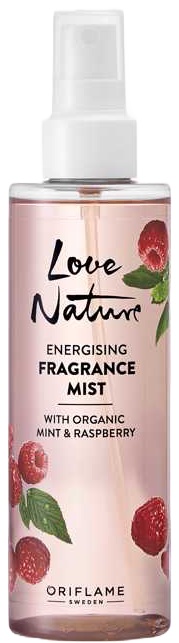 Oriflame Love Nature Energising Fragrance Mist With Organic Mint & Raspberry
