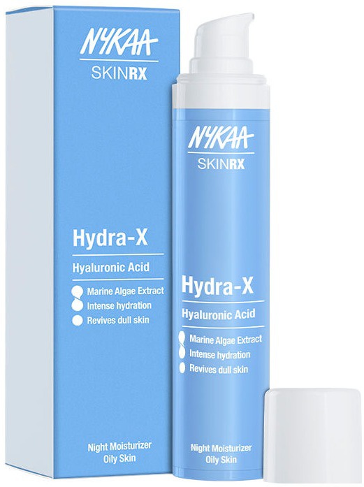 Nykaa SKINRX Hydra-x Hyaluronic Acid Night Moisturizer Oily Skin
