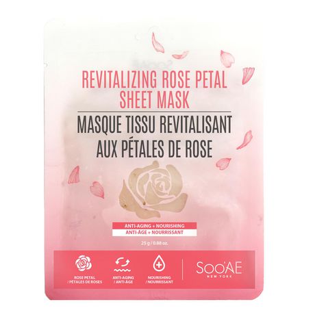 Soo'Ae Revitalizing Rose Petal Sheet Mask
