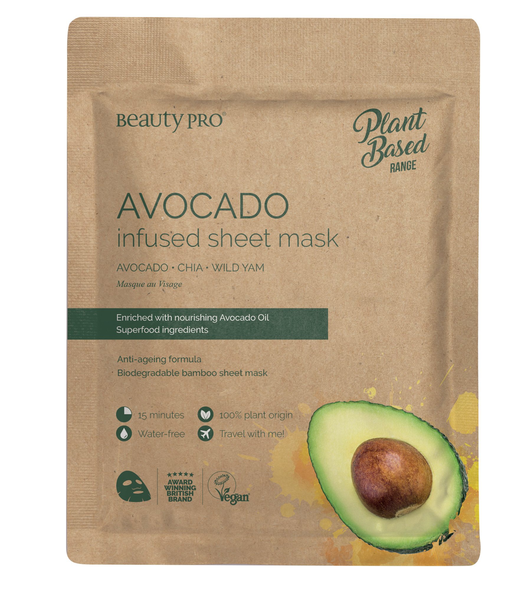 Beauty Pro Avocado Infused Sheet Mask