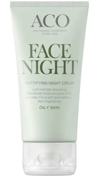 ACO Face Night Mattifying Night Cream