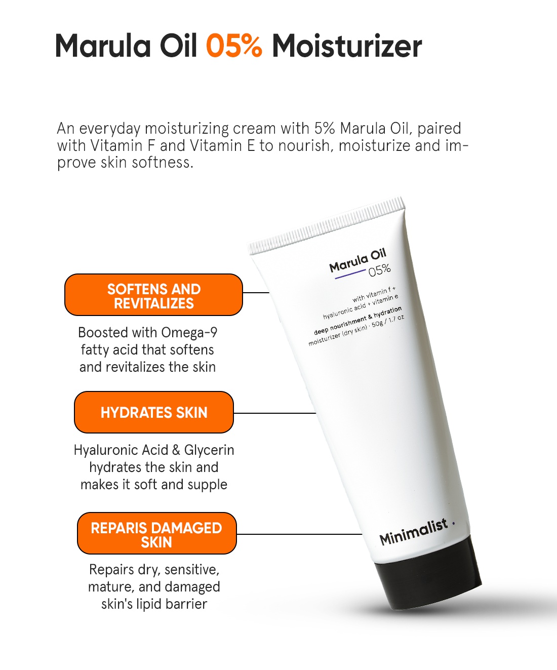 Be Minimalist Marula Oil Moisturiser