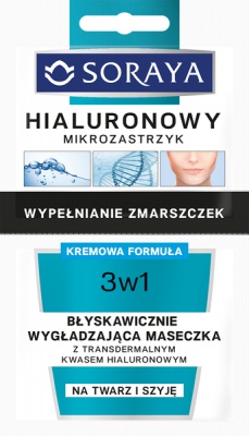 Soraya Hyaluronic Microinjection 3in1 Anti-Wrinkle Moisturizing Mask
