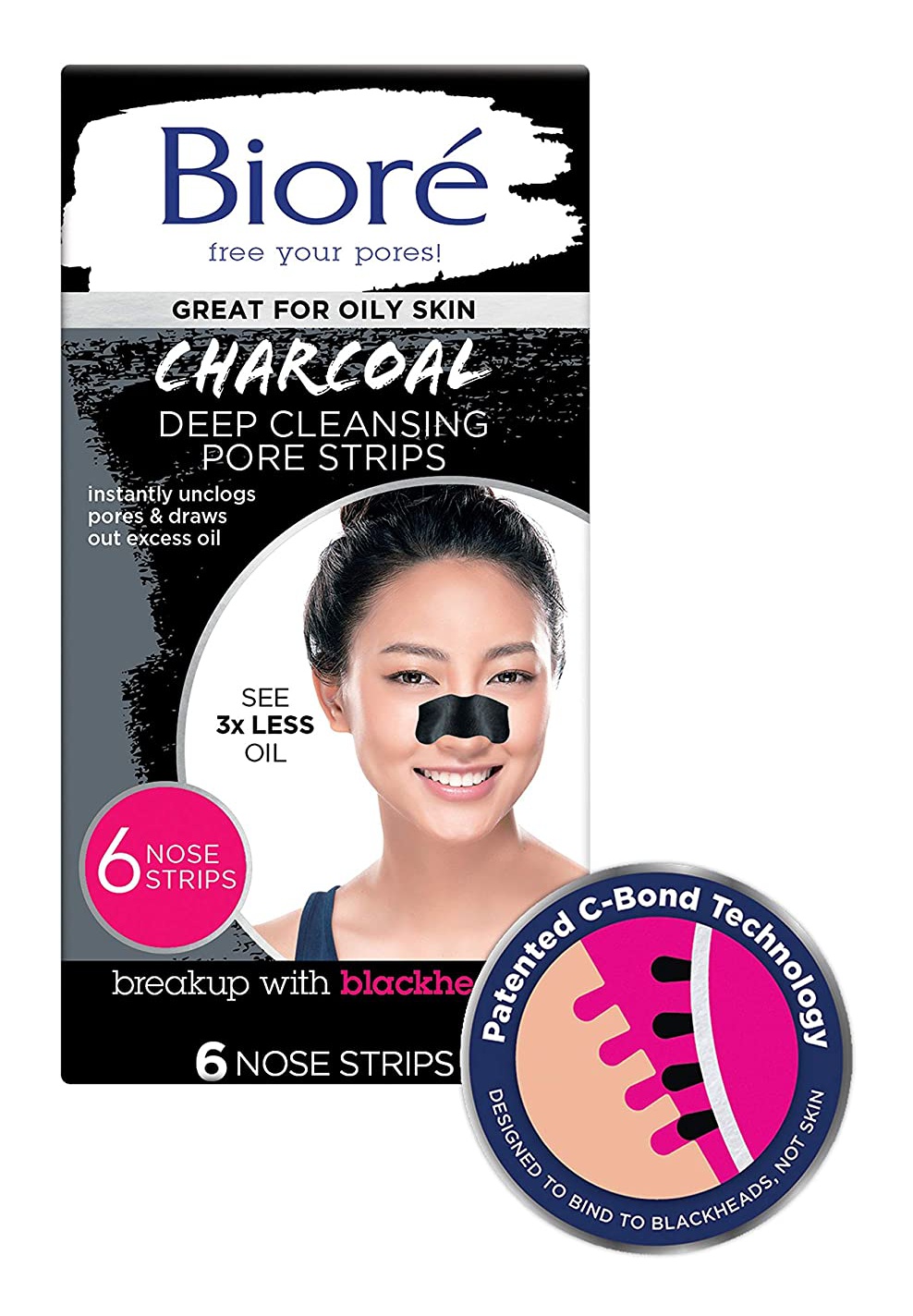Biore Charcoal Deep Cleansing Pore Strips