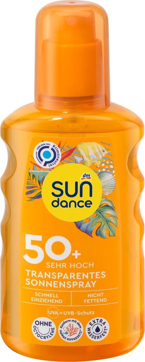 SUNdance Transparentes Sonnenspray LSF 50+