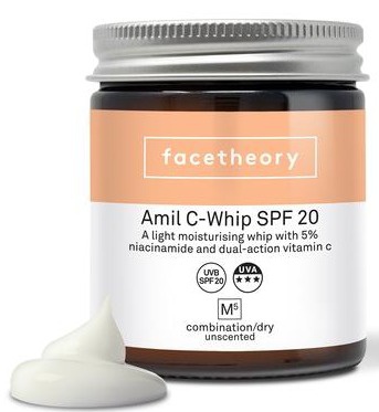 facetheory Amil C Whip M5  5% Niacinamide Spf20