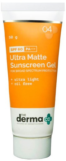 The derma CO Ultra Matte Sunscreen Gel SPF 60
