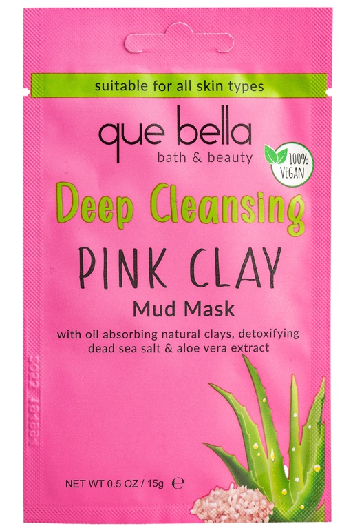 que bella Deep Cleansing Pink Clay Mud Mask