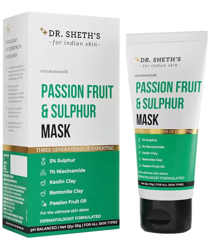 Dr. Sheth's Passion Fruit And Sulphur Mask