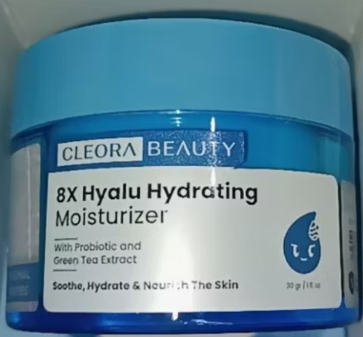 Cleora Beauty 8x Hyalu hydrating gel cream moisturizer