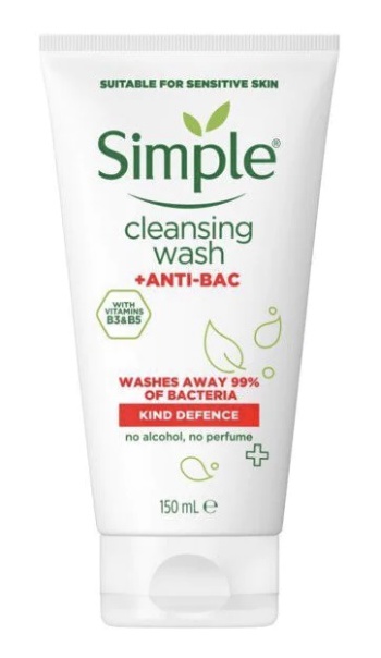 Simple Kind Defence Antibacterial Cleansing Wash