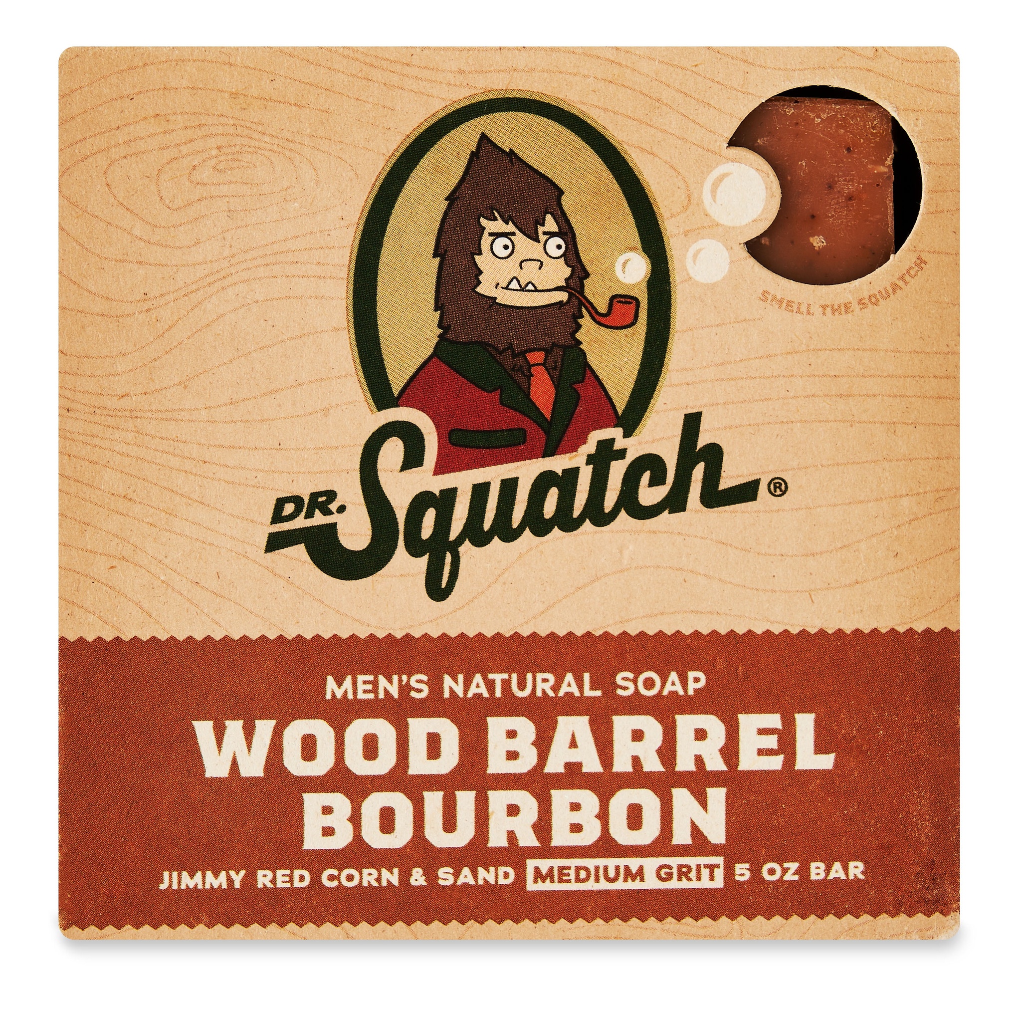 Dr. Squatch Men’s Natural Soap Wood Bourbon Barrel