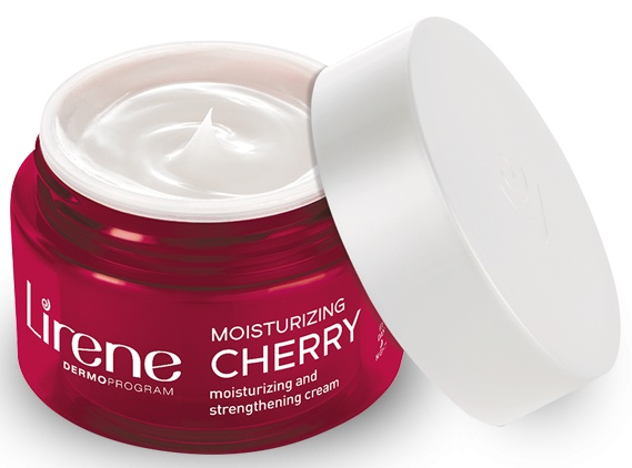 Lirene Moisture And Nutrition Moisturizing And Strengthening Cream Cherry