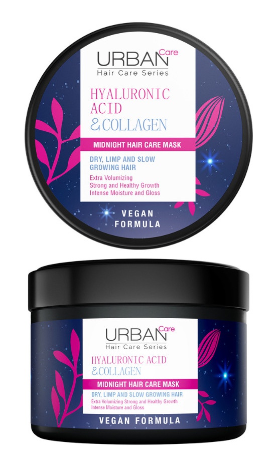 urban care Hyaluronic Acid & Collagen Midnight Hair Care Mask