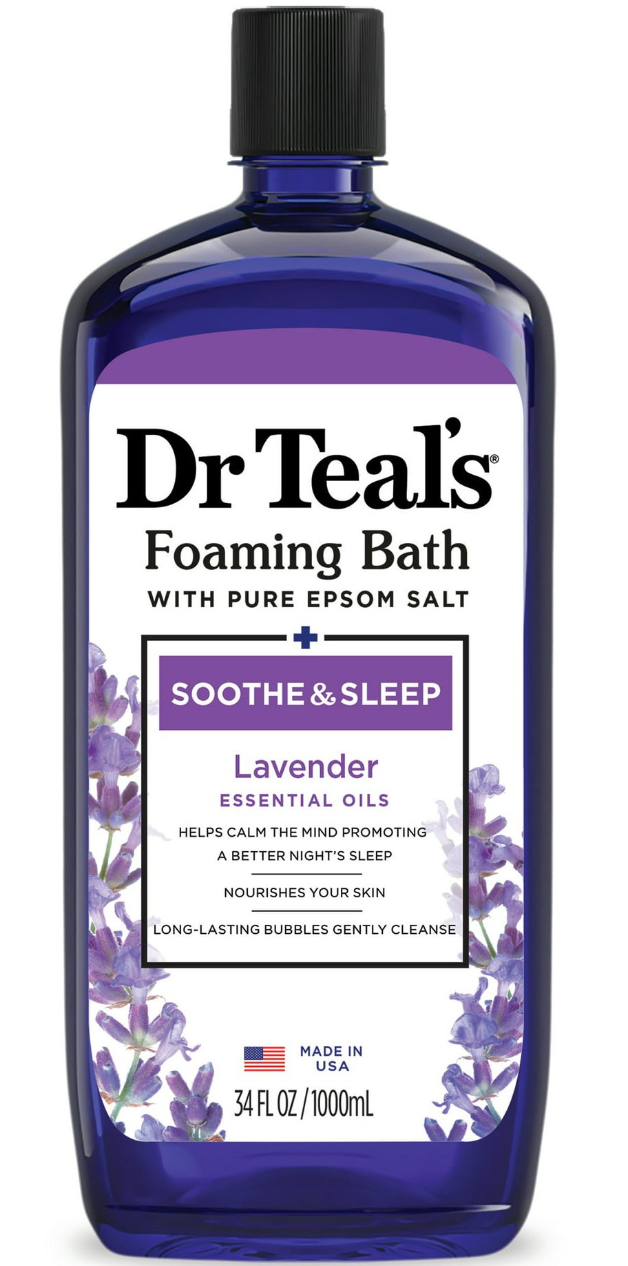Dr. Teal's Foaming Bath With Pure Epsom Salt (Lavender)
