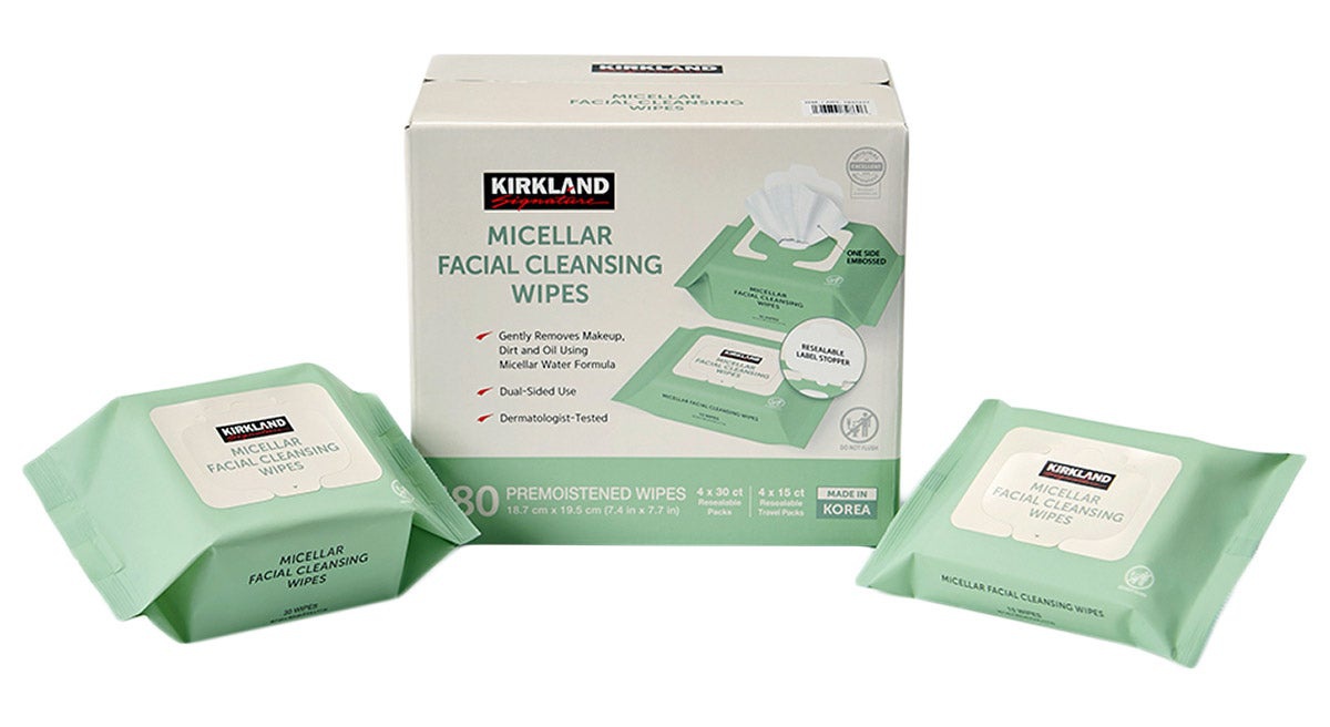 Kirkland Signature Micellar Facial Cleansing Wipes