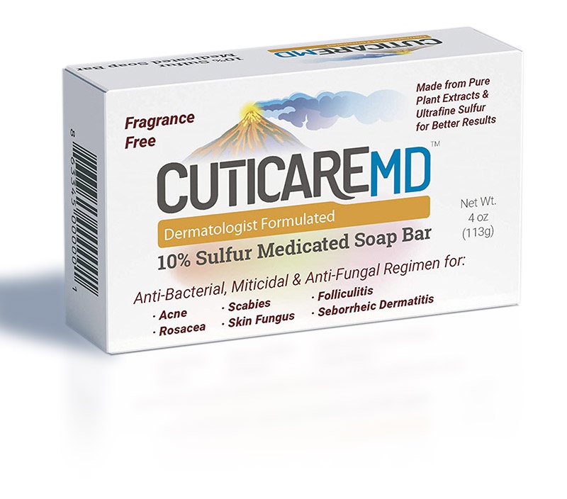 CuticareMD 10% Sulfur Bar Soap