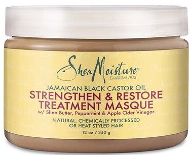 SheaMoisture Jamaican Black Castor Oil Strenghten & Restore Treatment Masque