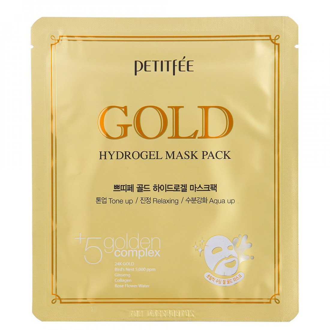 Petitfee Gold Hydrogel Mask Pack