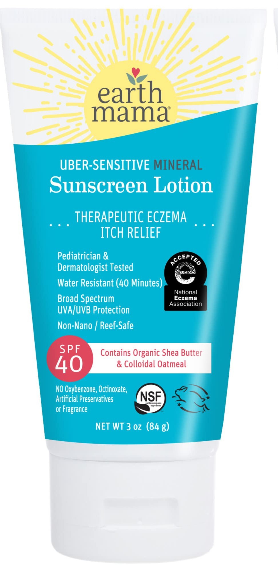 Earth Mama Uber-sensitive Mineral Sunscreen Lotion