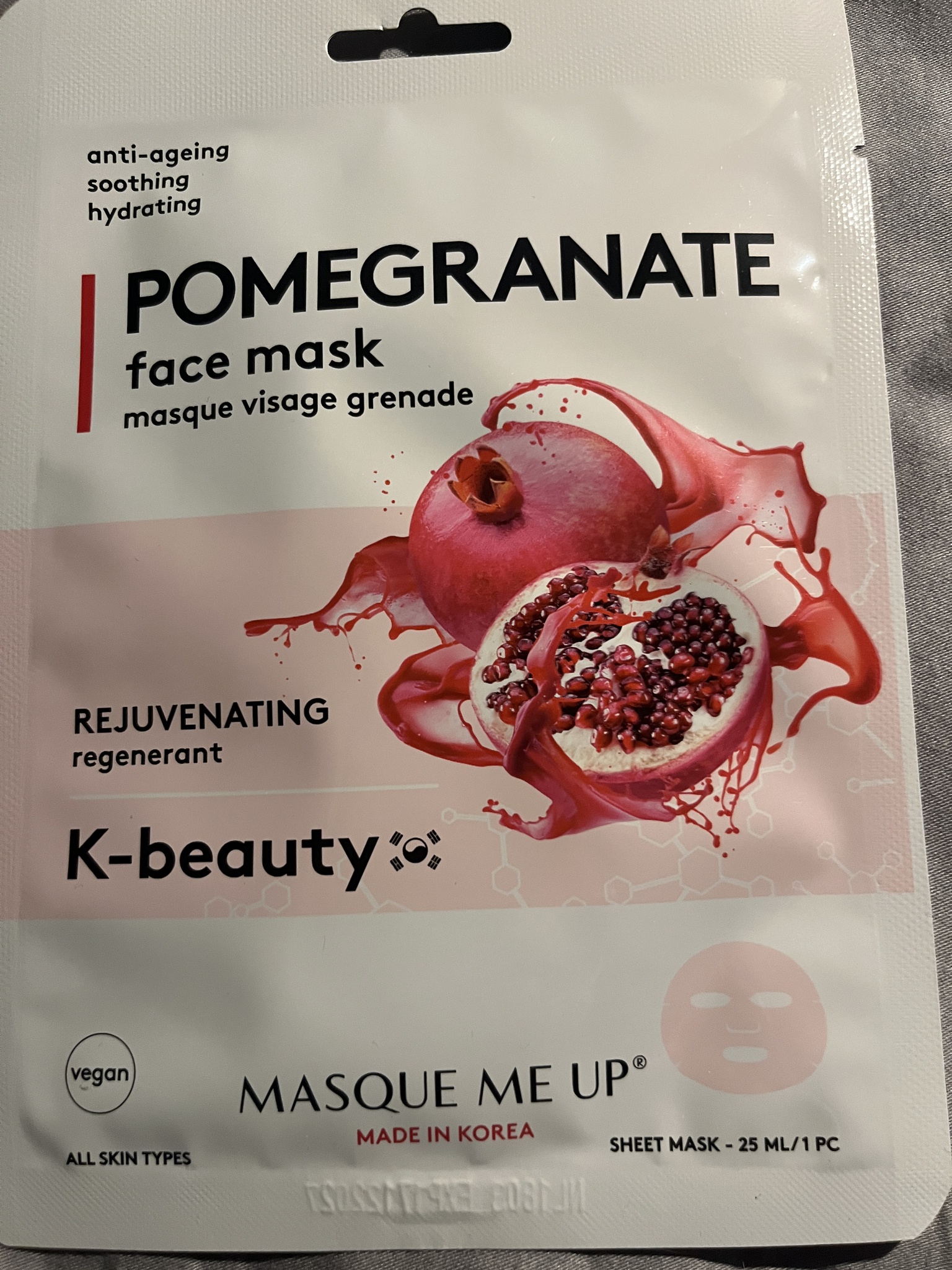 Masque Me Up Pomegranate Face Mask