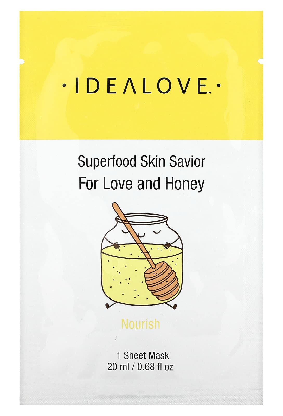 Idealove Superfood Skin Savior For Love And Honey Sheet Mask