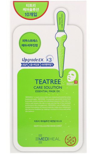 Mediheal Tea Tree Care Solution Essential Mask Ex Silky Cellulose Mask Sheet